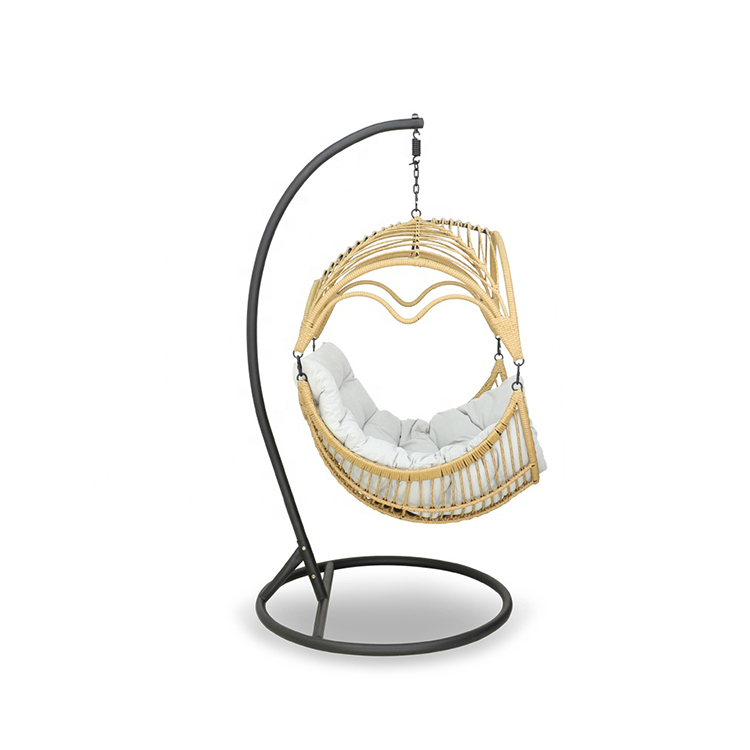 Hanging egg chair with bracket