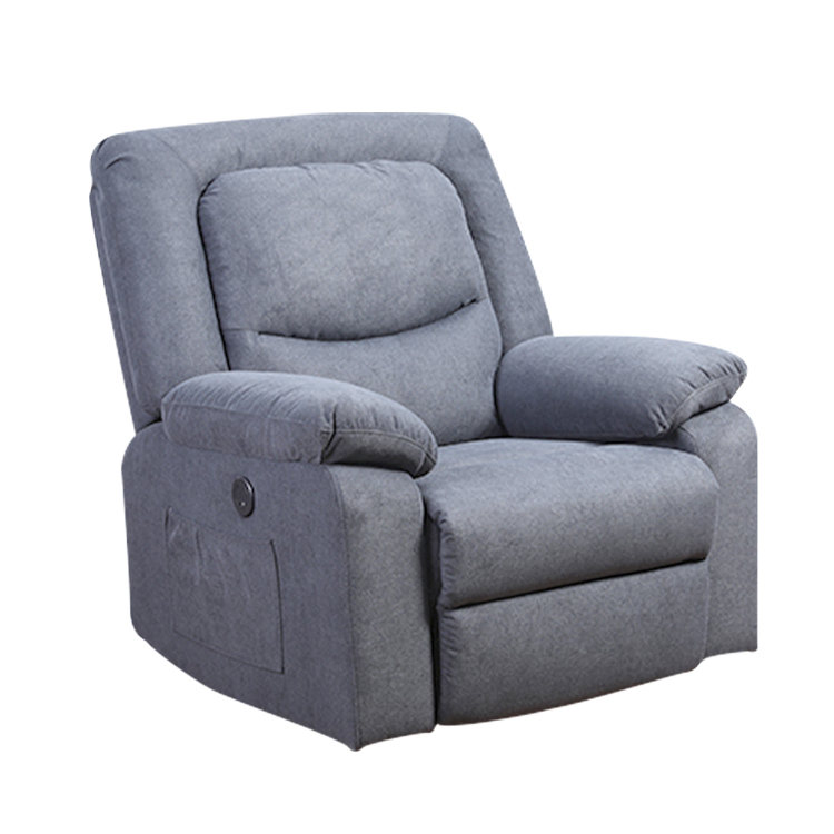 Grey custom cloth massage lounge chair