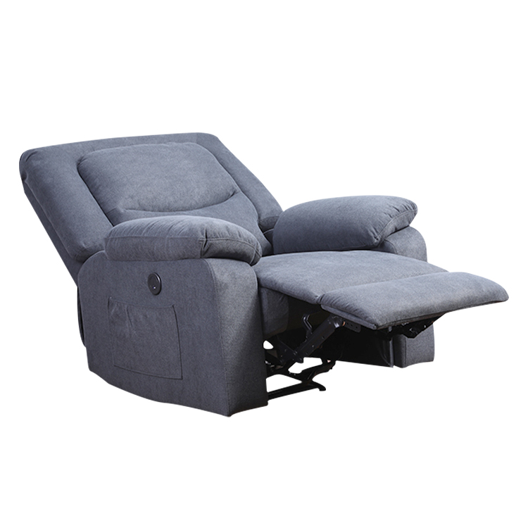Grey custom cloth massage lounge chair