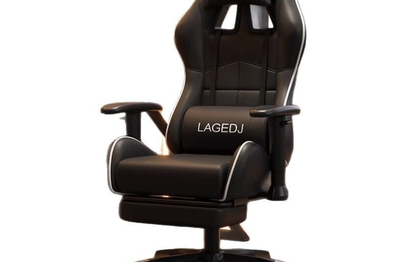 Ergonomic Gaming Chair for Dorm and Office with Adjustable Height and Lumbar Support