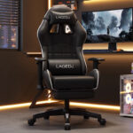 Ergonomic Gaming Chair for Dorm and Office with Adjustable Height and Lumbar Support