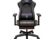 Ergonomic gaming chair with racing style, adjustable height and armrests for comfort