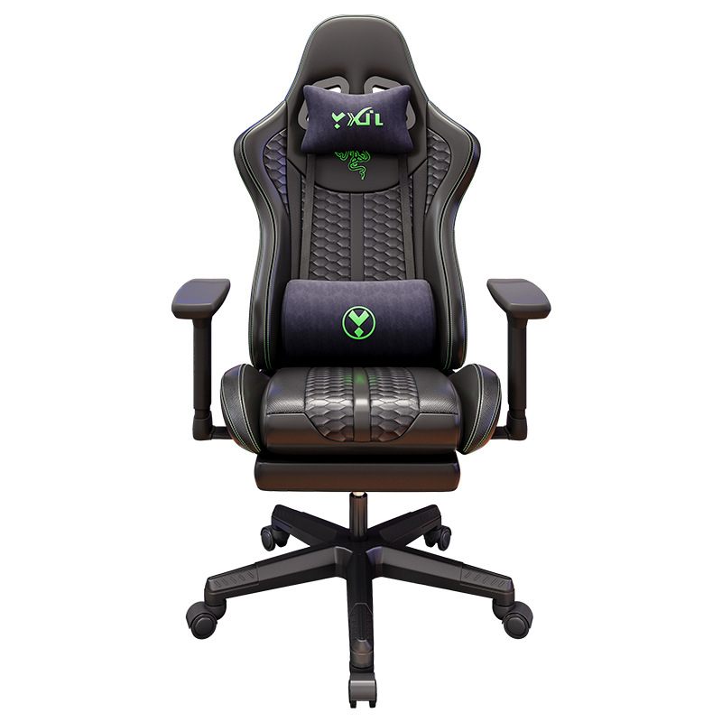Comfortable Gaming Chair – Ergonomic Racer Chair for Home, Office, and Cyber Café (3) Ergonomic gaming chair with racing style, adjustable height and armrests for comfort