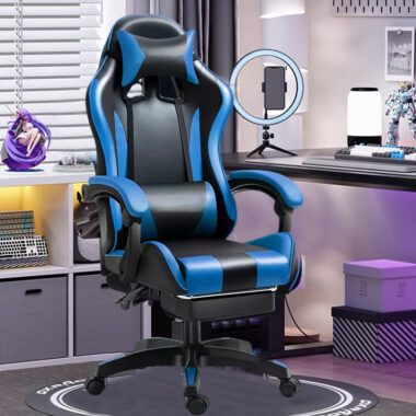 Ergonomic Reclining Gaming Chair for Office and Home with Adjustable Features