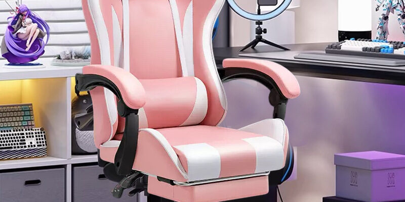 Ergonomic Reclining Gaming Chair for Office and Home with Adjustable Features