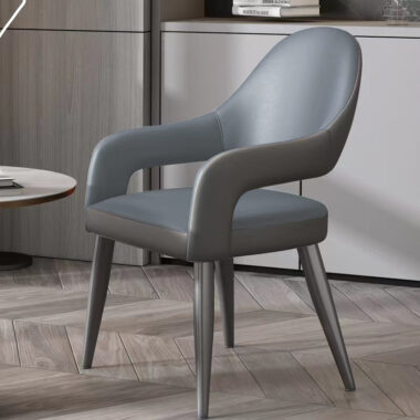 Italian style PU leather dining chair for home and hotel wholesale
