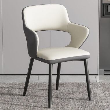  Luxury comfortable dining chair with ergonomic backrest for home use