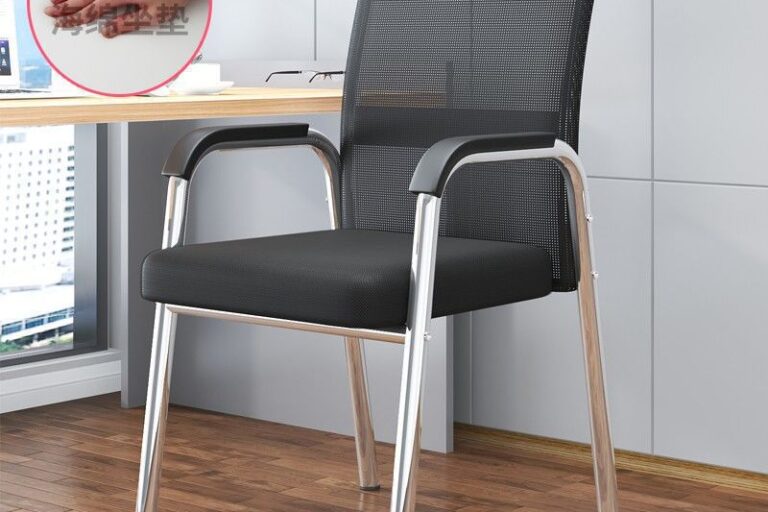 Lightweight Computer Chair with Backrest for Dorm and Office