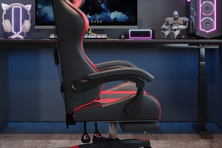 Reclining Ergonomic Gaming Chair for Office and Home with Adjustable Height