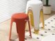 Stackable thickened round plastic stool for home and commercial use